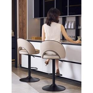 Tabourets <span class=keywords><strong>de</strong></span> <span class=keywords><strong>Bar</strong></span> en Similicuir PU et Chaises Hautes <span class=keywords><strong>de</strong></span> Restaurant pour Cuisine, Chaise <span class=keywords><strong>de</strong></span> <span class=keywords><strong>Bar</strong></span> Pivotante - Product Image 4
