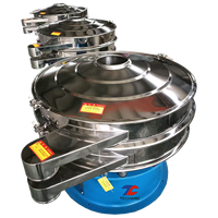 Edelstahl-Rundvibrationssieb mit Vibrationsmotor, einstellbare Mehrschicht-Sortierung, 0,75KW-1,1KW Leistung, 5-400 Maschenweite