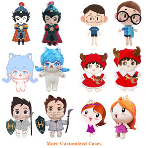 UYEAH alta calidad OEM lindo dibujo animado <span class=keywords><strong>Chucky</strong></span> trenza Cola de Caballo suave chica personalizada 20cm <span class=keywords><strong>muñeco</strong></span> de peluche - Product Image 4