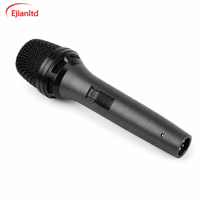 Microphone dynamique cardioïde anti-Feedback avec grille en acier, micro filaire avec interrupteur marche/arrêt pour scène live et performance karaoké