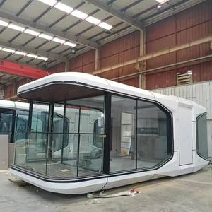 Casa de cápsula espacial a precio de fábrica, 2 dormitorios con cocina, nueva casa móvil de cápsula espacial de trabajo - Product Image 3