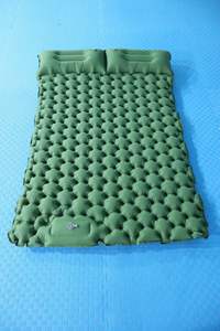 Outdoor <b>Camping</b> <b>Double</b> Inflatable Mattress Extra Wide Ultralight Folding Sleeping Pad Travel Mat - Product Image 5
