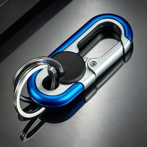 Men Hardware Zinc Alloy Non-slip <b>Key</b> Clip Custom Logo Metal Carabiner <b>Key</b> Holder <b>Key</b> <b>Ring</b> for Vehicle <b>Keys</b>, Pocket Carry - Product Image 5