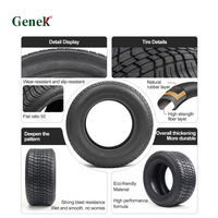 Pneu radial en caoutchouc Genek T-110 neuf 205/50-10 avec garantie de 3 ans, pneu de voiturette de golf Speed S durable