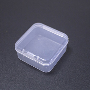45*45MM Clear Beads Storage Plastic Mini <strong>Containers</strong> <strong>Box</strong> for Small Items Crafts - Product Image 3