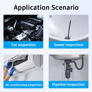 Caméra d'inspection endoscopique pour serpentins avec 8 lumières LED pour smartphones Android et iOS (iPhone, iPad, Samsung) - Product Image 6
