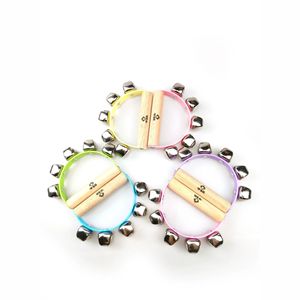 Campanas de Mano de Madera en Forma de Herradura, Color Macaron, para Danza, Percusión Orff, Herramienta de Enseñanza para el Aprendizaje Temprano - Product Image 3