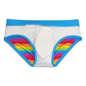 Bañador estampado para hombre, ropa de baño Sexy de verano, calzoncillos de cintura baja, ropa de playa abultada, moda deportiva corta, 2022 - Product Image 2