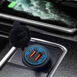 <span class=keywords><strong>Cargador</strong></span> rápido de 12-24V, <span class=keywords><strong>cargador</strong></span> de 2 puertos QC 3,0, interruptor de encendido/apagado para <span class=keywords><strong>iPhone</strong></span> 12 <span class=keywords><strong>11</strong></span>, adaptador Samsung Xiaomi - Product Image 3