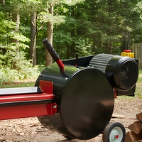 Fendeuse de bûches électrique rapide HOT JQ, 2 secondes de temps de réponse, avec roulement et engrenage, force de 7 tonnes pour bois de chauffage forestier