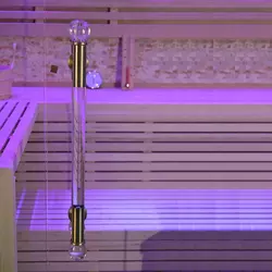 Sauna Interior de Madera Sólida de Lujo, Sauna de Vapor Seco de Madera de Hemlock para Spa en Casa - Product Image 3