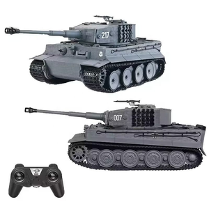 Hot 1/24 Échelle Taigen RC Battle Tank Tiger I Télécommande I/R Infrarouge <span class=keywords><strong>Combat</strong></span> Militaire Chars Mini Voitures Véhicule Modèle RC Jouets - Product Image 6