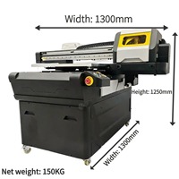 Grootformaat 6090 UV DTF stickerprinter A1 vlakbed printmachine voor telefoonhoesjes, tumblers, pennen, golfballen en goudfolie