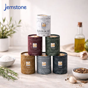 Offre Spéciale – Boîte d'emballage cylindrique en carton kraft biodégradable pour sel et poivre en poudre, tube en papier de qualité alimentaire pour café et épices - Product Image 1