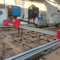Machine de découpe plasma CNC portable pour la fabrication de tôles métalliques, système de découpe plasma CNC professionnel pour le travail industriel des métaux