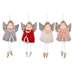 Lovely Silver Wings Angel <b>Girl</b> Doll Christmas Decorations Tree Ornaments and Gift <b>Presentations</b> - Product Image 6