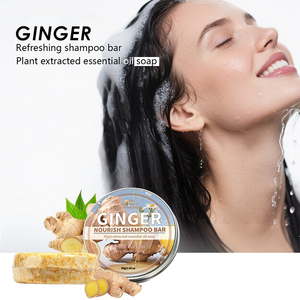Ginger Solid <b>Shampoo</b> Bar Hydrating & Moisturizing Natural Hair Soap for Bathing Hair Growth & Scalp Nourishment All Hair Types - Product Image 2