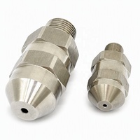 Buse de pulvérisation de précision en titane de grade 5 CNC sur mesure, atomiseur résistant à la corrosion, nettoyage industriel ultrasonique, ISO 9001