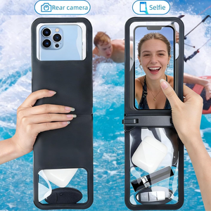 ユニバーサルダブルスペースIPX8 PVC TPUプラスチック防水透明スポーツデザインスマホケースポーチ（<span class=keywords><strong>iPhone</strong></span>用） - Product Image 6