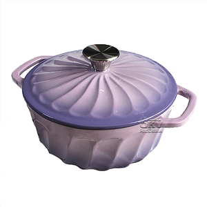 Gran oferta, cocina casera personalizada, cocina de hierro fundido esmaltado multicolor, Horno Holandés, olla, cazuela, utensilios de cocina - Product Image 2