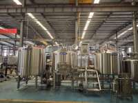 Ensemble d'équipements de micro-brasserie 1000 litres, composants essentiels pour brasserie, cuve sous pression, pompe, moteur, garantie de 2 ans, bière