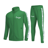 Lidong Ensemble de vestes de survêtement de sport avec logo personnalisé pour hommes Polo à manches longues Combinaisons de jogging respirantes et coupe-vent Livraison rapide