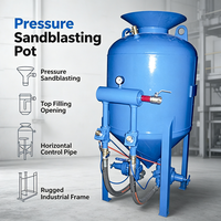 Équipement de sablage abrasif de qualité industrielle pour la préparation de surfaces métalliques lourdes
