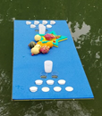 Table de beer pong gonflable Float Island avec gobelets flottants