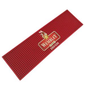 Personalized Silicone PVC <b>Bar</b> <b>Runner</b> Rubber Pub Mat Beer Spill Pad Rail Mat Drip Tray Non Slip Counter Mat Coaster Placemat - Product Image 1