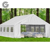 Tentes d'église à structure métallique Galaxy à vendre 10M x 20M, Tente de réception de 20M de portée, Tente extensible 12x24M personnalisée avec parois en ABS, Durable