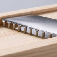 Groothandel Houten Mandoline Snijder 2-in-1 Friet Snijder Gegolfde Julienne 35cm 420J2 Staal OEM BPA Vrij Aangepast Logo