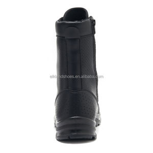 Bottes tactiques montantes personnalisées pour hommes – Chaussures d'extérieur en cuir antidérapantes, respirantes, confortables et légères pour toutes les saisons – Vente en gros - Product Image 2