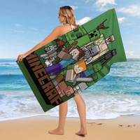 New Cotton Summer Novelty Printed Beach Towel-Super Soft & Quick-Dry Eco-Friendly
