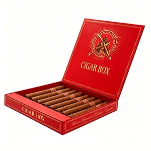 Boîte d'emballage en carton personnalisée anti-contrefaçon avec estampage à chaud pour cigares - Product Image 3