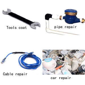 Ruban électrique en silicone noir de 3 m, épaisseur 0,5 mm, double face, étanche, pour la réparation de moteurs - Product Image 2