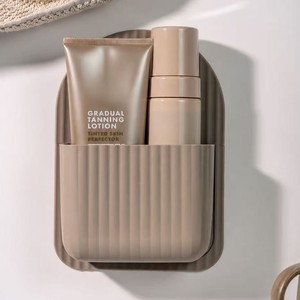 Organizzatore da doccia in silicone e portaoggetti da parete <span class=keywords><strong>adesivo</strong></span>, porta spazzolino con organizer per giocattoli da <span class=keywords><strong>bagno</strong></span>, <span class=keywords><strong>set</strong></span> da <span class=keywords><strong>bagno</strong></span> - Product Image 4