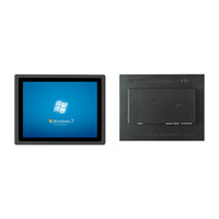 Pas cher IP65 sans ventilateur tout en un écran tactile industriel mini PC 15 17 19 pouces écran tactile panneau ordinateur