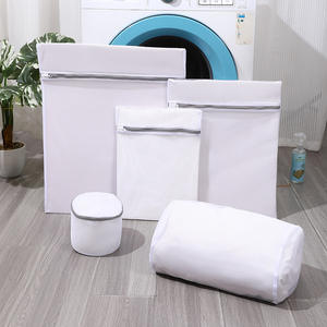 غسالة منزلية منظم ملابس مستطيل مربع اسطواني سحاب كيس غسيل للأحذية والملابس والملابس والملابس - Product Image 2