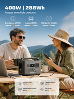 Station d'alimentation portable compacte et polyvalente avec plusieurs méthodes de charge, batterie de stockage Aferiy 400W, énergie solaire, lithium, mini