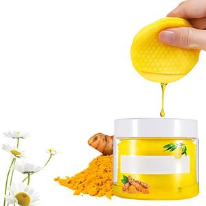 Tampons nettoyants éclaircissants au curcuma et à l'acide kojique pour les taches brunes, l'acné et les boutons – Vente en gros – Coton cosmétique très demandé - Product Image 2