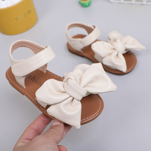 Sandales plates simples et tendance pour filles, avec nœud, pour enfants - Product Image 3