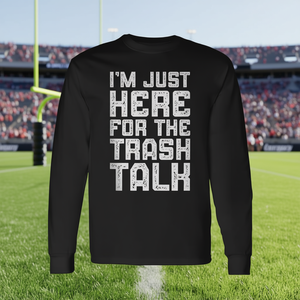 Camiseta de manga larga I'm Just Here For The Trash Talk Football - Product Image 3
