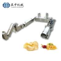 Hoge Efficiëntie Volautomatische Bananenplak Productielijn Complete Voedselverwerking Met Reiniging Peeling Snijden Drogen