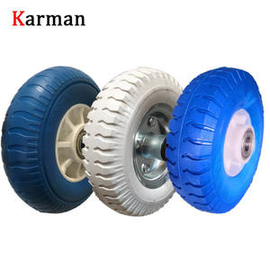 <span class=keywords><strong>Rueda</strong></span> <span class=keywords><strong>inflable</strong></span> sólida de material de goma tipo espuma PU 2,50-4 <span class=keywords><strong>para</strong></span> <span class=keywords><strong>carretilla</strong></span> de mano - Product Image 1
