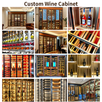 Diseño Gratuito, Soporte para Proyectos Personalizados, Vinoteca de Lujo, Mueble Exhibidor de Vinos, Vitrinas para Vinos, Muebles Modulares Personalizados