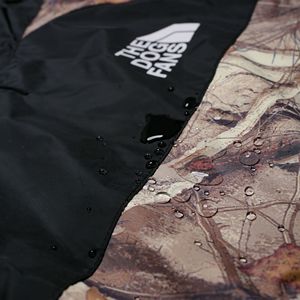 Qingjing, ventas al por mayor, marca Fasion, lujo, fresco, impermeable, la cara del perro, chaqueta cortavientos para mascotas, ropa, impermeable - Product Image 5