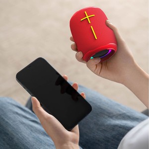 Không Dây Cho 5.0 5W Thông Minh Loa Di Động Ipx4 Pin Không Thấm Nước Loa Siêu Trầm 2.0 Kênh RGB LED Súng Đầy Màu Sắc Ngoài Trời - Product Image 3