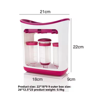 ODM Vente en gros Presse <span class=keywords><strong>manuel</strong></span> en plastique sans BPA, durable, pour fruits et légumes, avec sac de rangement, pour jus et purée maison - Product Image 4