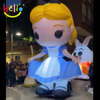 Personnage de dessin animé personnalisé, figurine de princesse gonflable, Alice au pays des merveilles