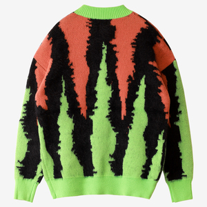 Suéter de gran tamaño para hombre Suéter de punto personalizado Streetwear Suéter con estampado personalizado - Product Image 2